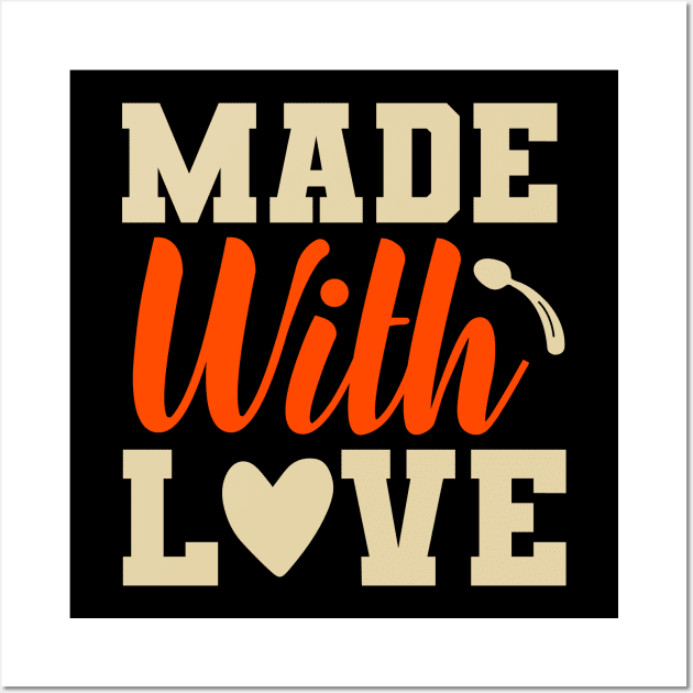 Made with love Wall Art by Sohidul Islam